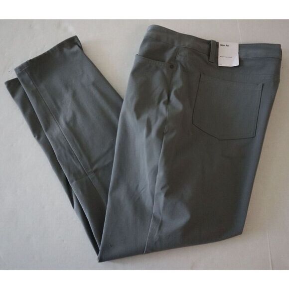 Nike BV6081 084 Women's Sz 14 Gray DRI-FIT Slim Fit Golf Pants - Picture 8 of 9